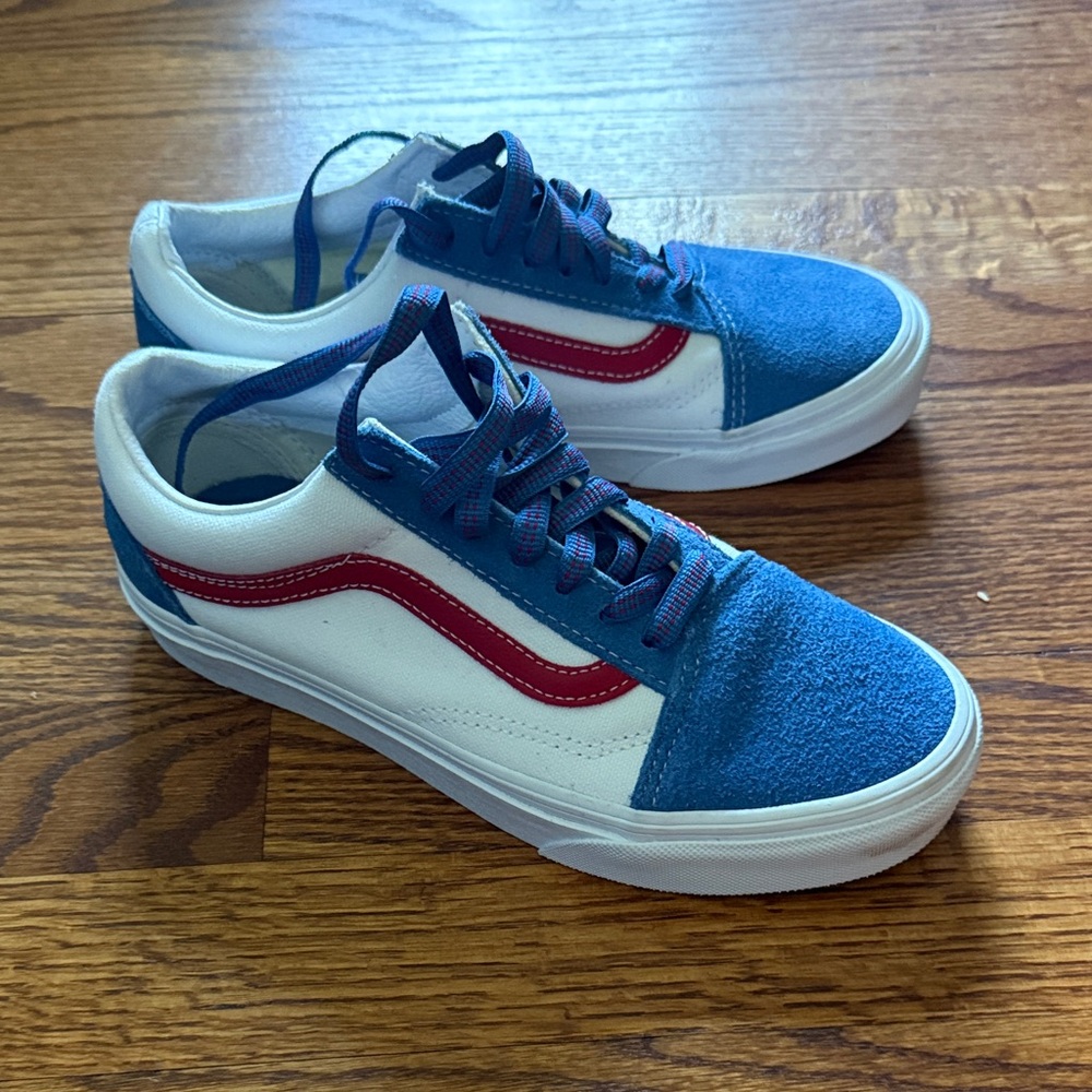Vans Kids Sneakers in Blue and Red